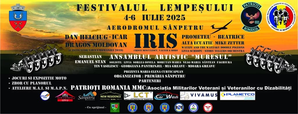Concerte, Paradă Moto și Zboruri cu Planorul în Acest Weekend