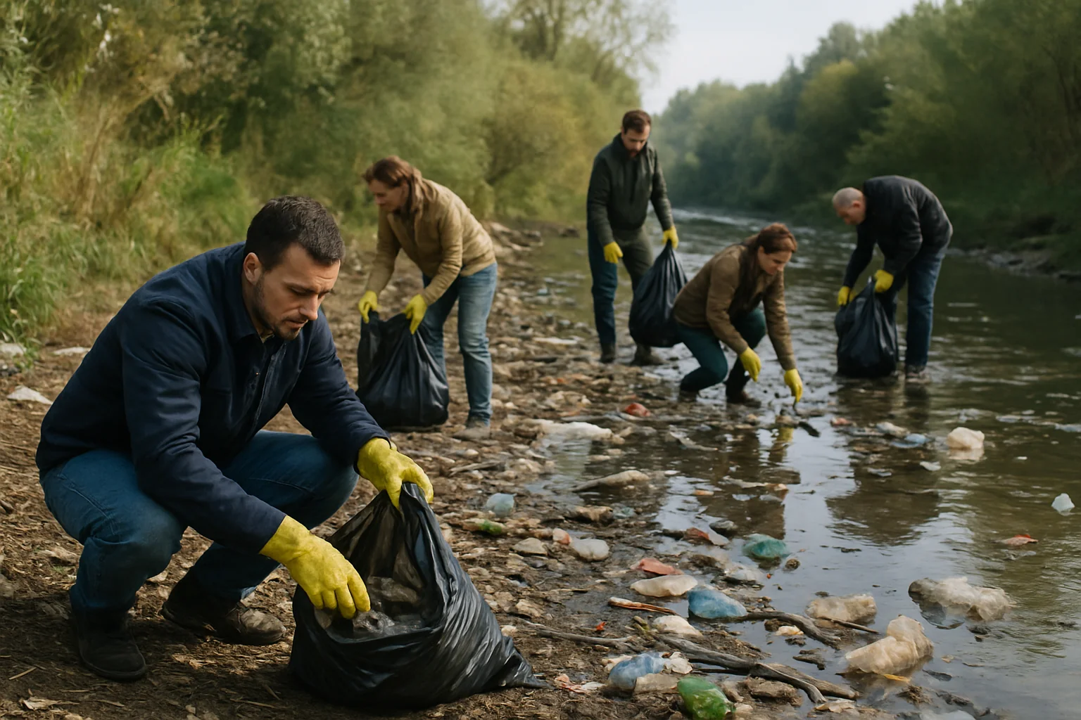 200.000 lei pentru ecologizarea râului Gârcini