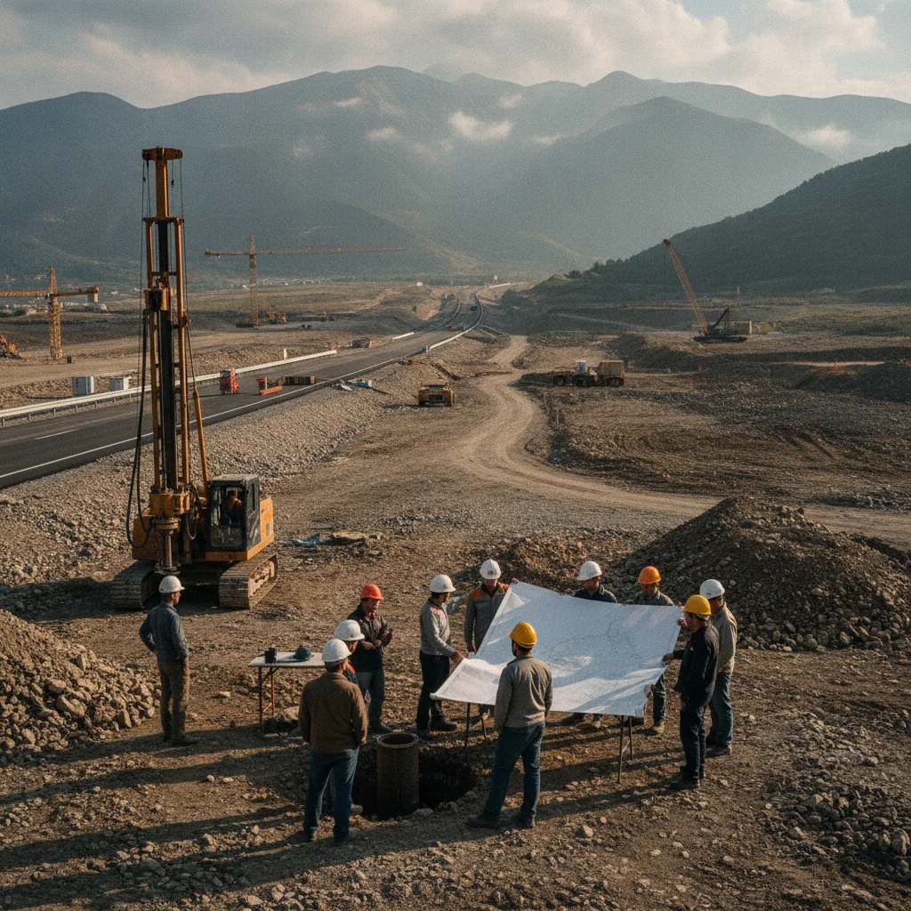 A3 Ploiești–Brașov: doar 13,97% din forajele geotehnice finalizate