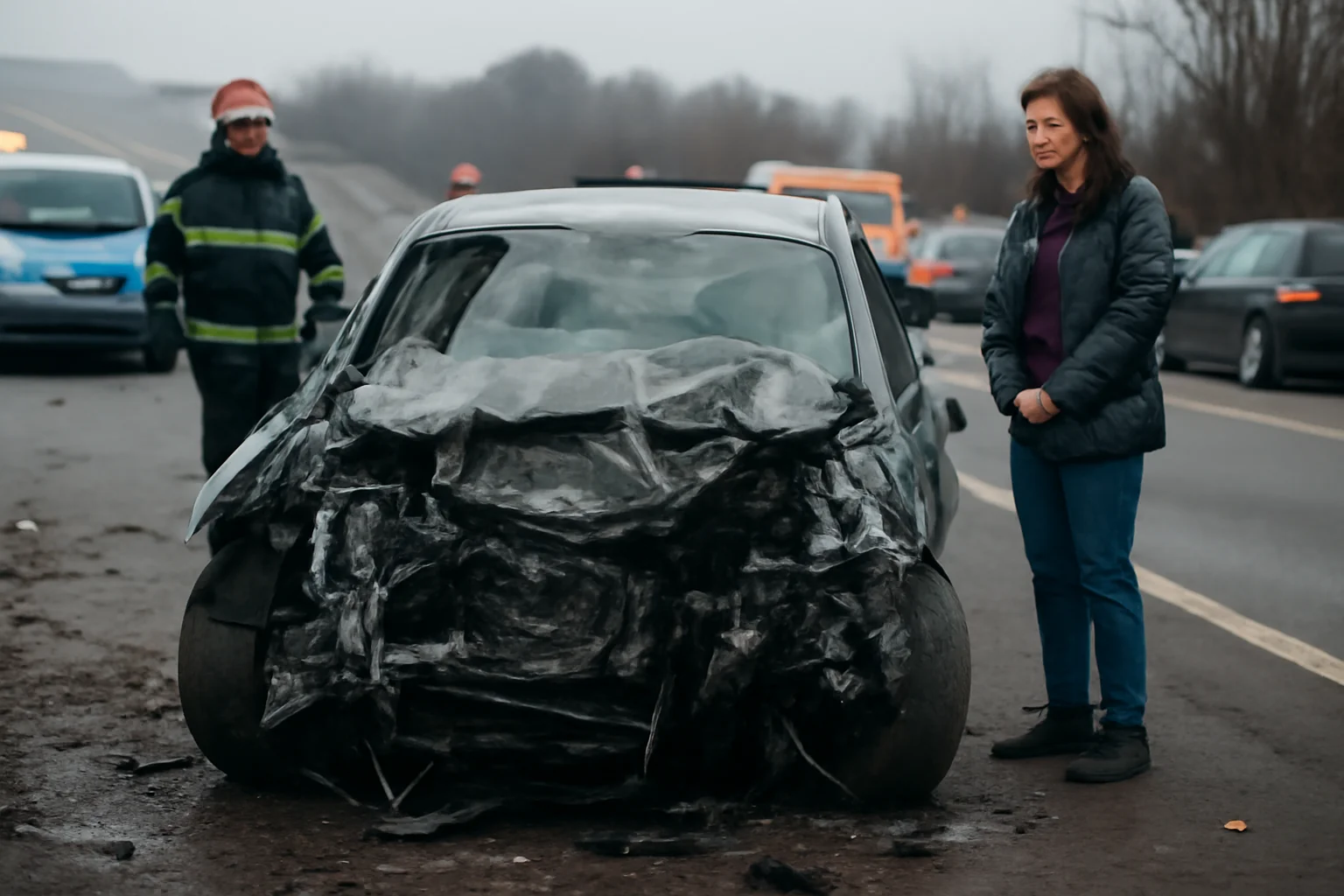 Accident mortal pe autostrada A1, relatat de presa din Brașov: o femeie decedată și doi prahoveni răniți grav