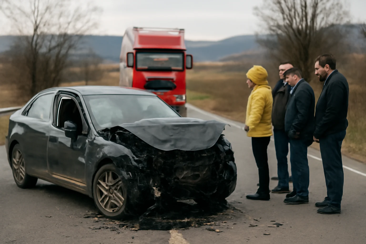 Accident rutier grav între Codlea și Vlădeni afectează trafic