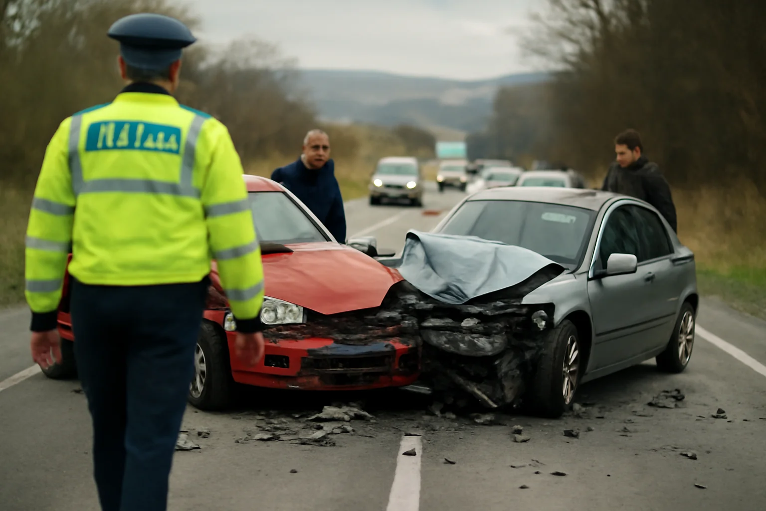 Accident rutier mortal pe DN1, aproape de Brașov, traficul a fost blocat temporar