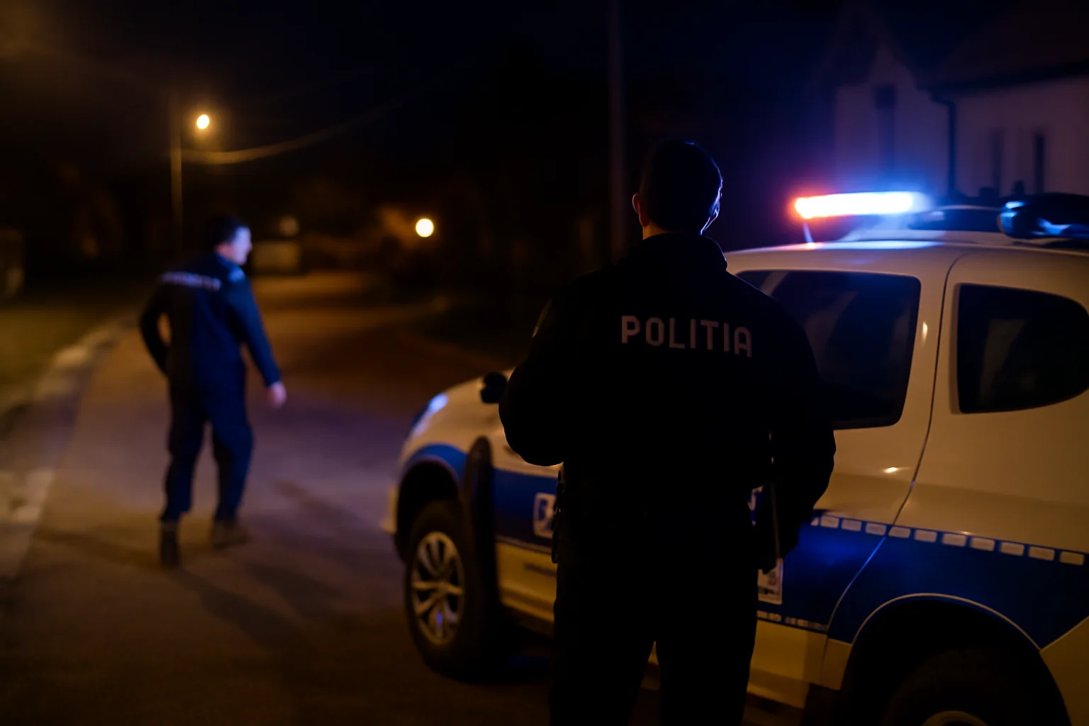 Acțiune de control pe timp de noapte a Poliției în Săcele, municipiu din județul Brașov