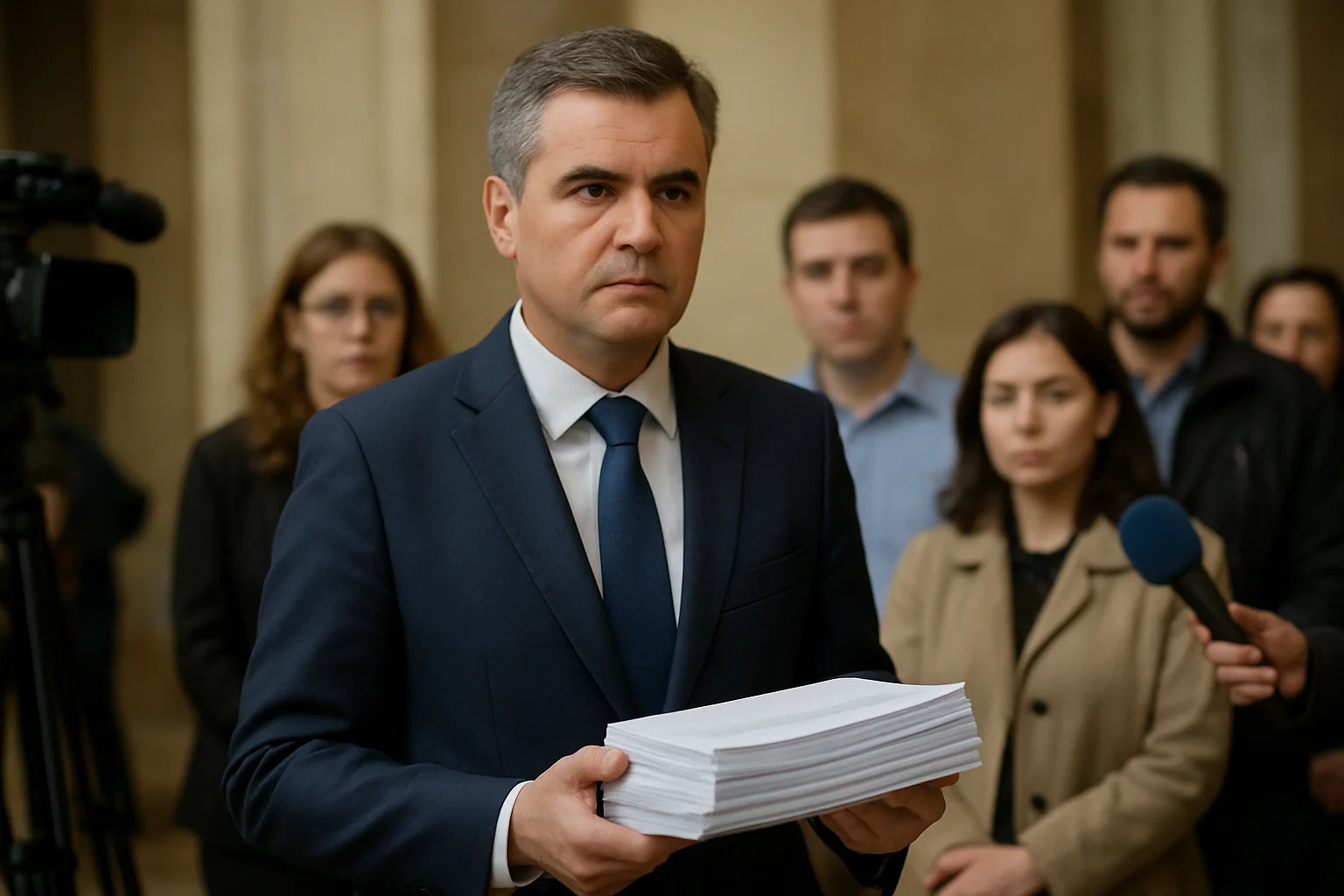 Adrian Veștea a depus lista miniștrilor și programul de guvernare