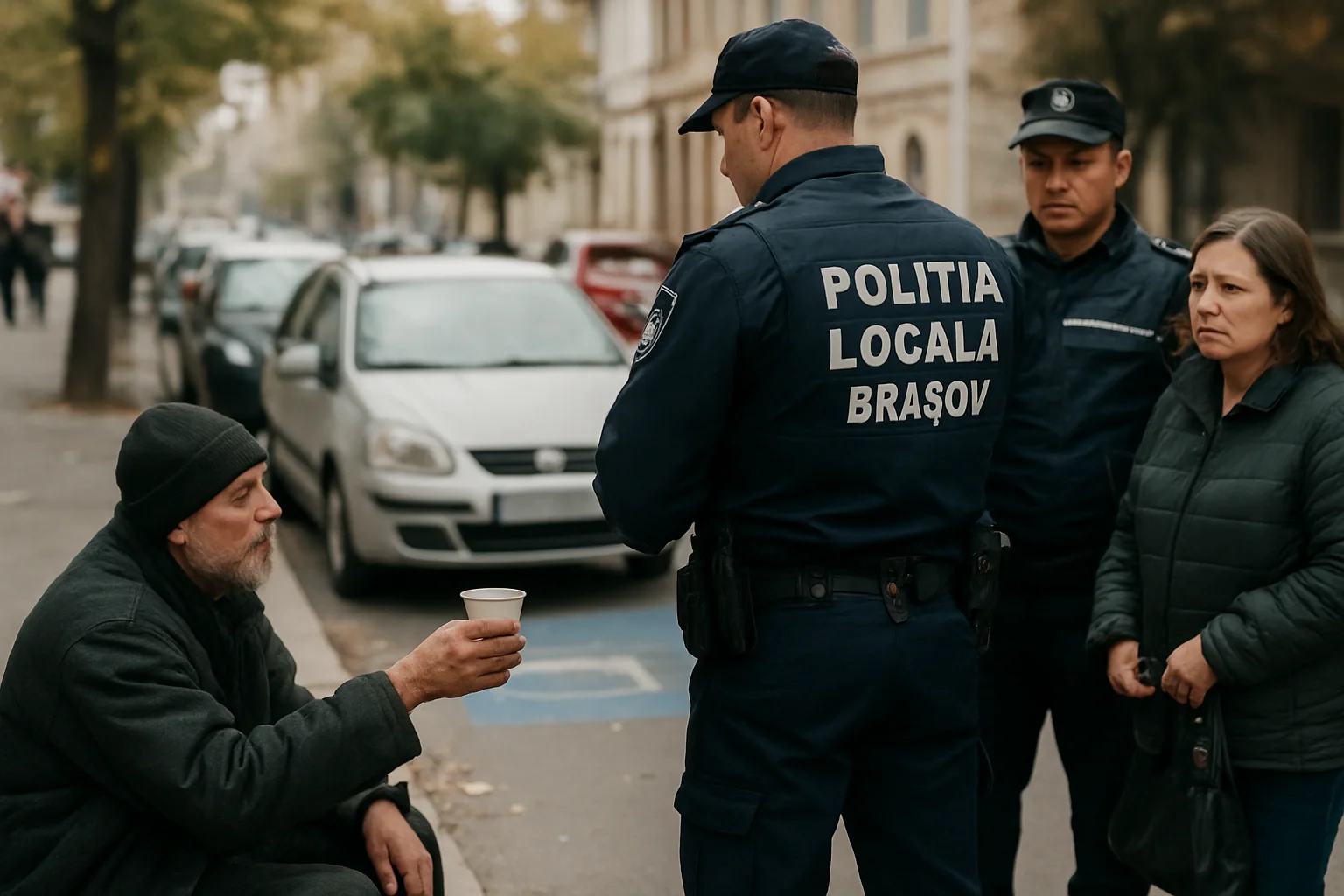Amenzi de 36.000 lei în Brașov pentru cerșetorie și parcări ilegale