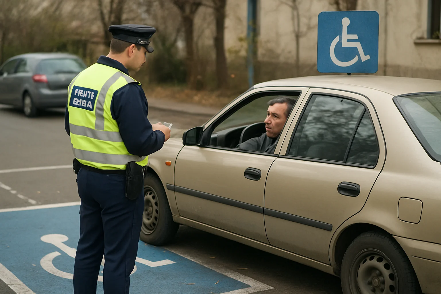 Amenzi drastice pentru parcarea ilegală pe locurile destinate persoanelor cu dizabilități în Brașov