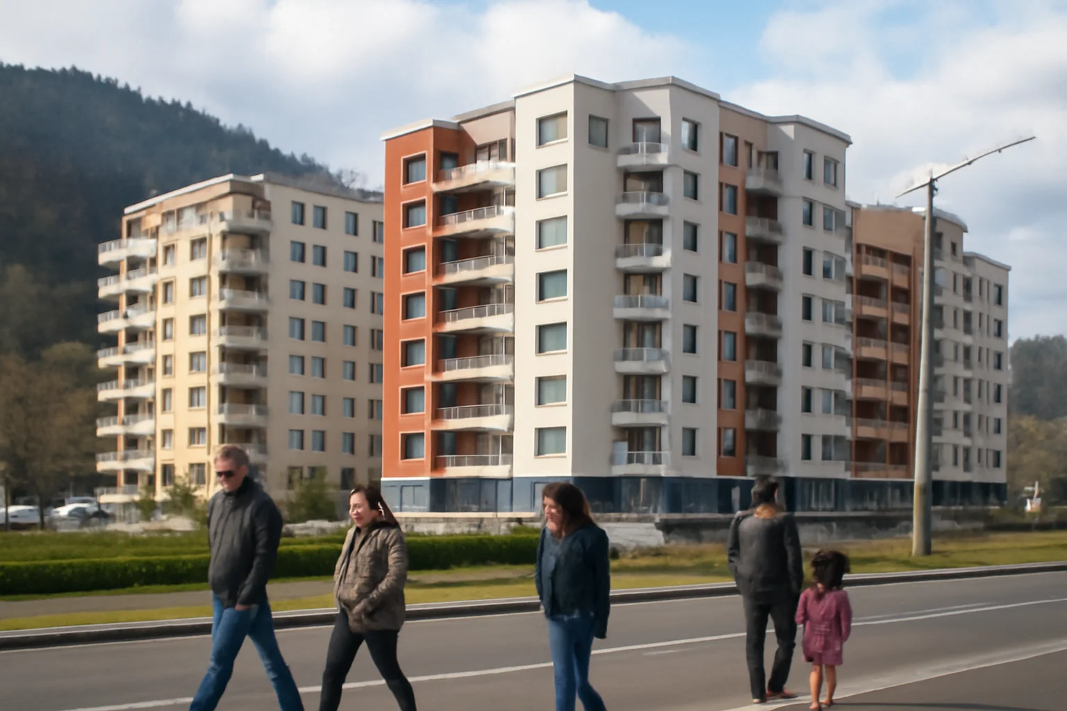 Ansamblu rezidențial cu șapte blocuri propus pe strada Stejerişului din Braşov