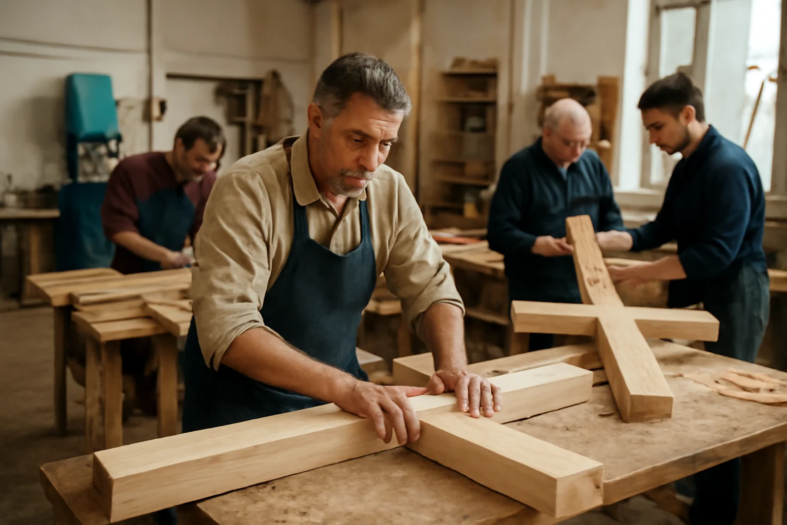 Atelier gratuit de confecționare a crucilor de grindă la Brașov, la Centrul Cultural Reduta