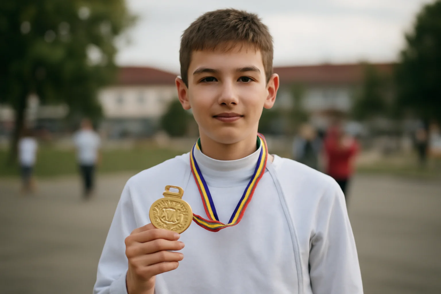 Aur european la scrimă pentru brașoveanul Andrei Stoica, la Ub (Serbia), categoria U14