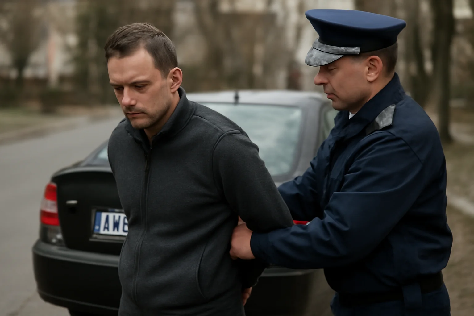 Bărbat reținut pentru dublă infracțiune la volan în Brașov