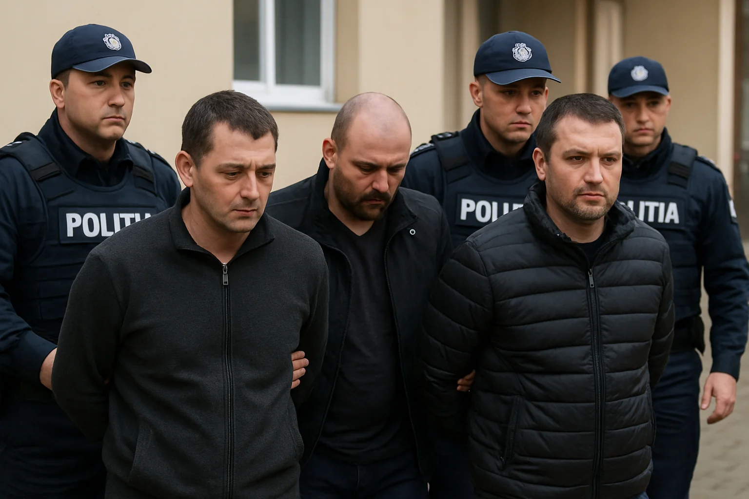 Bărbați condamnați definitiv, reținuți de polițiștii brașoveni