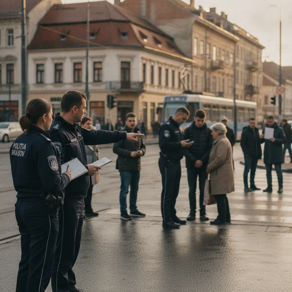 Brașov: 24 de pietoni sancționați într-o acțiune rutieră din 21 octombrie