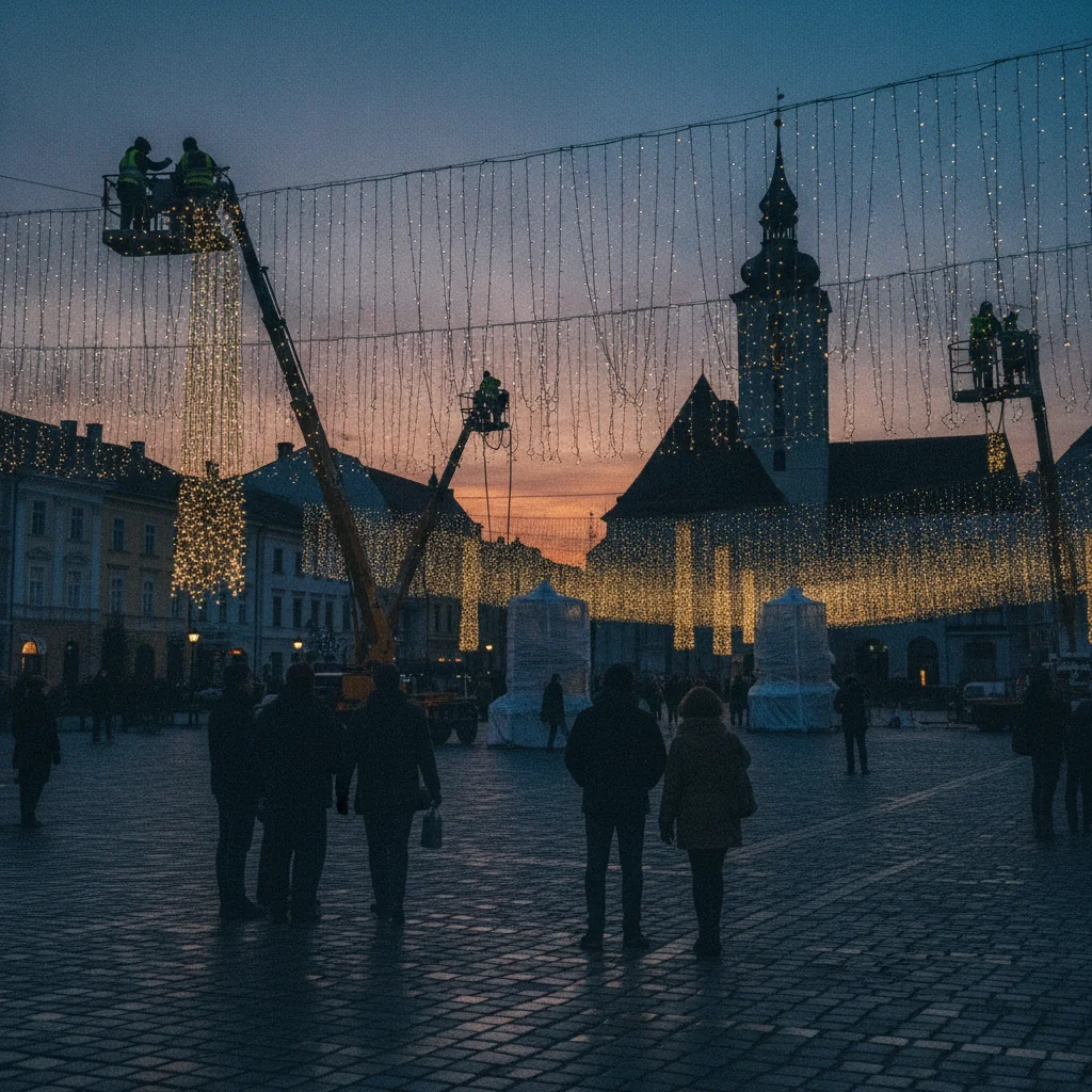 Brașov aprinde iluminatul de Crăciun pe 30 noiembrie 2026
