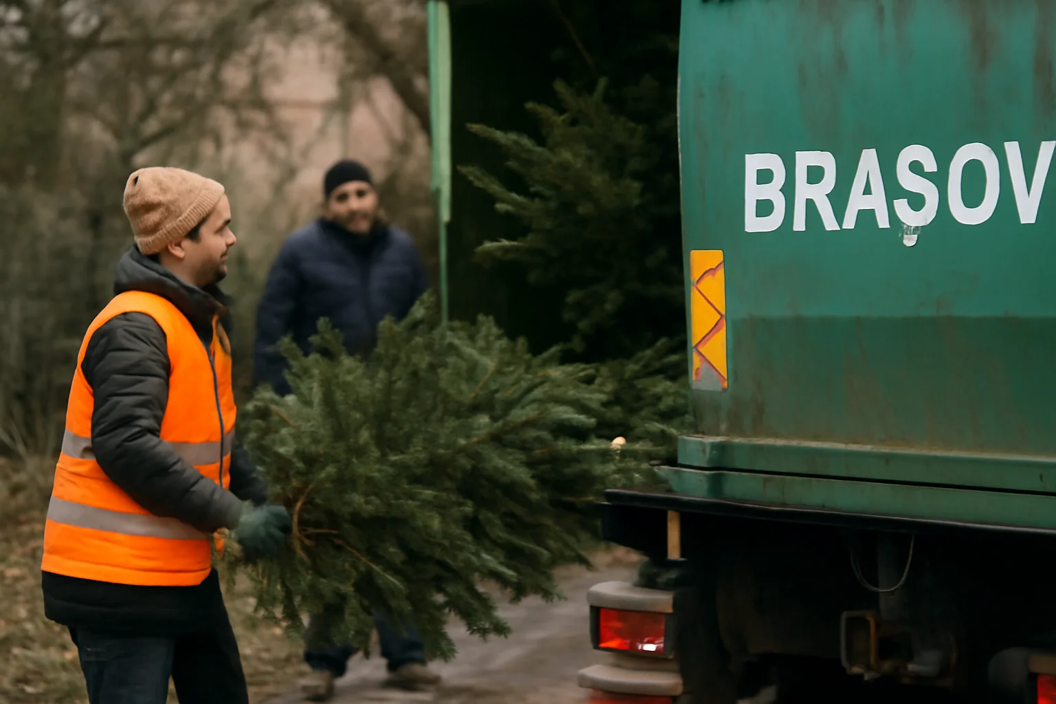 Brașov: campanie de colectare și reciclare a brazilor de Crăciun în ianuarie 2026