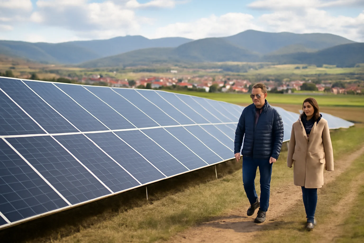 Brașov: parc fotovoltaic nou la Sânpetru pentru iluminatul public și instituțiile locale