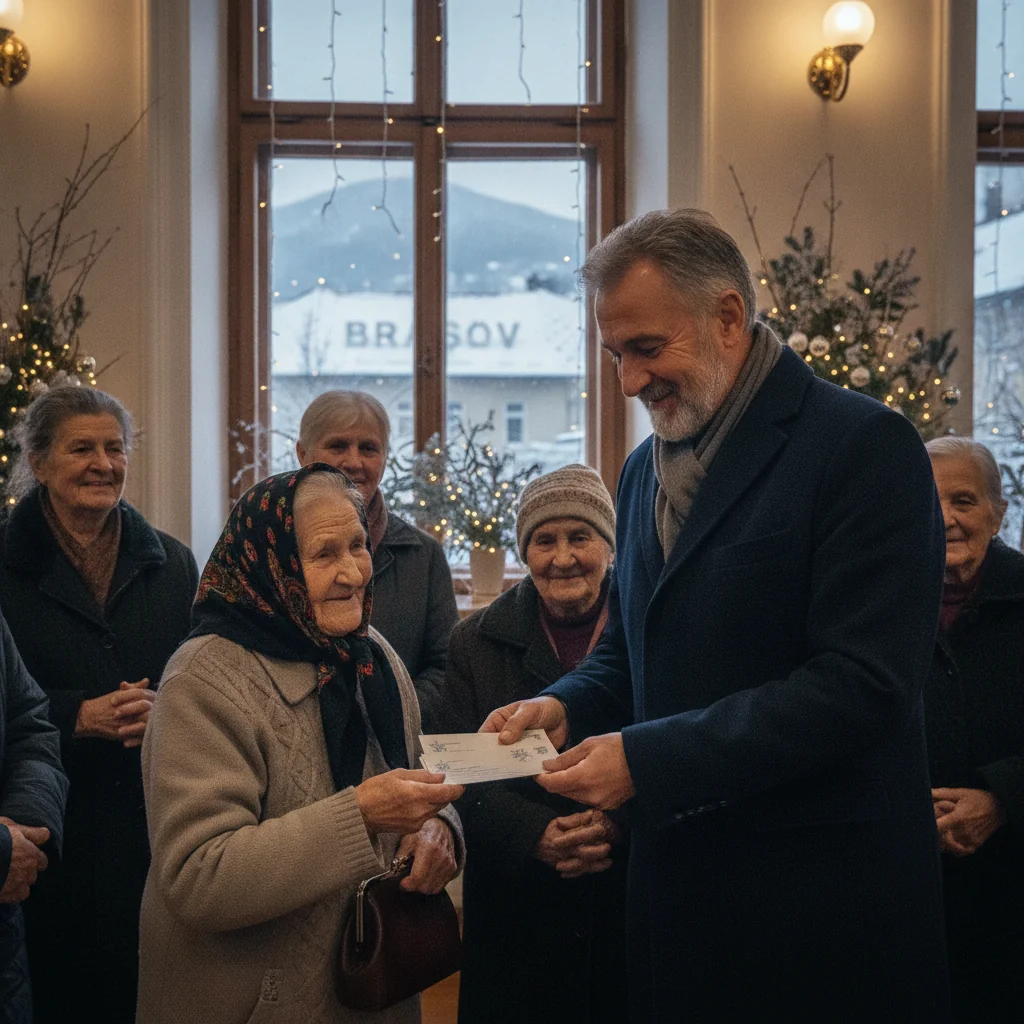Brașov: vouchere de 200 de lei pentru pensionarii cu venituri mici
