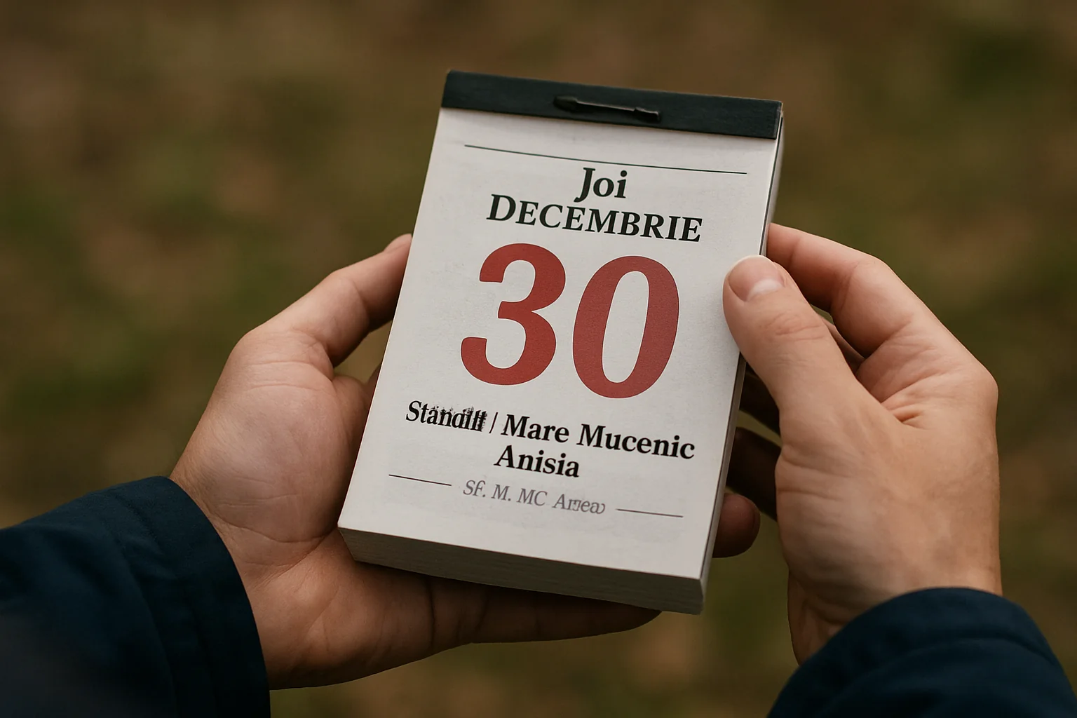 Calendar ortodox – 2025-12-30