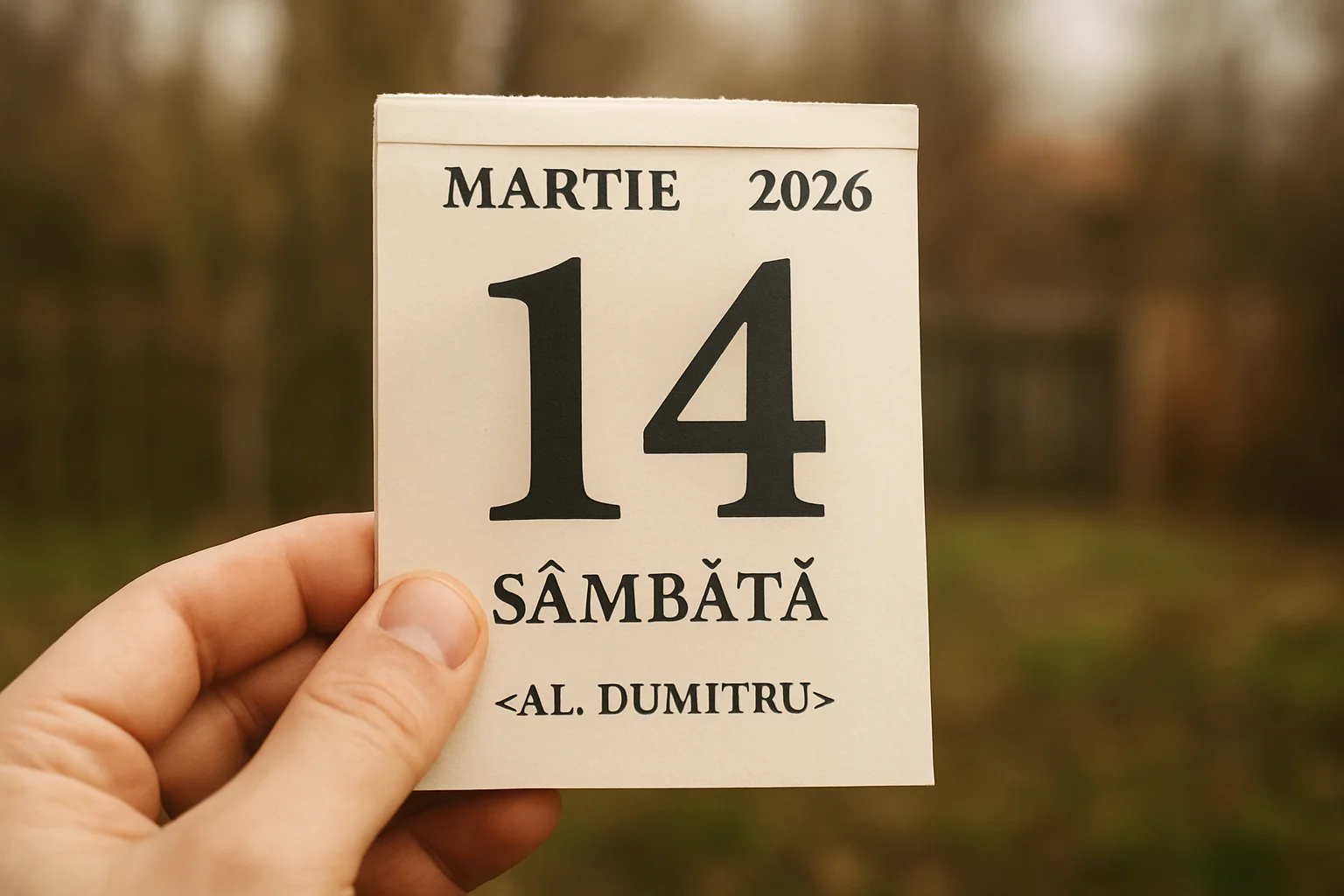 Calendar ortodox – 2026-03-14