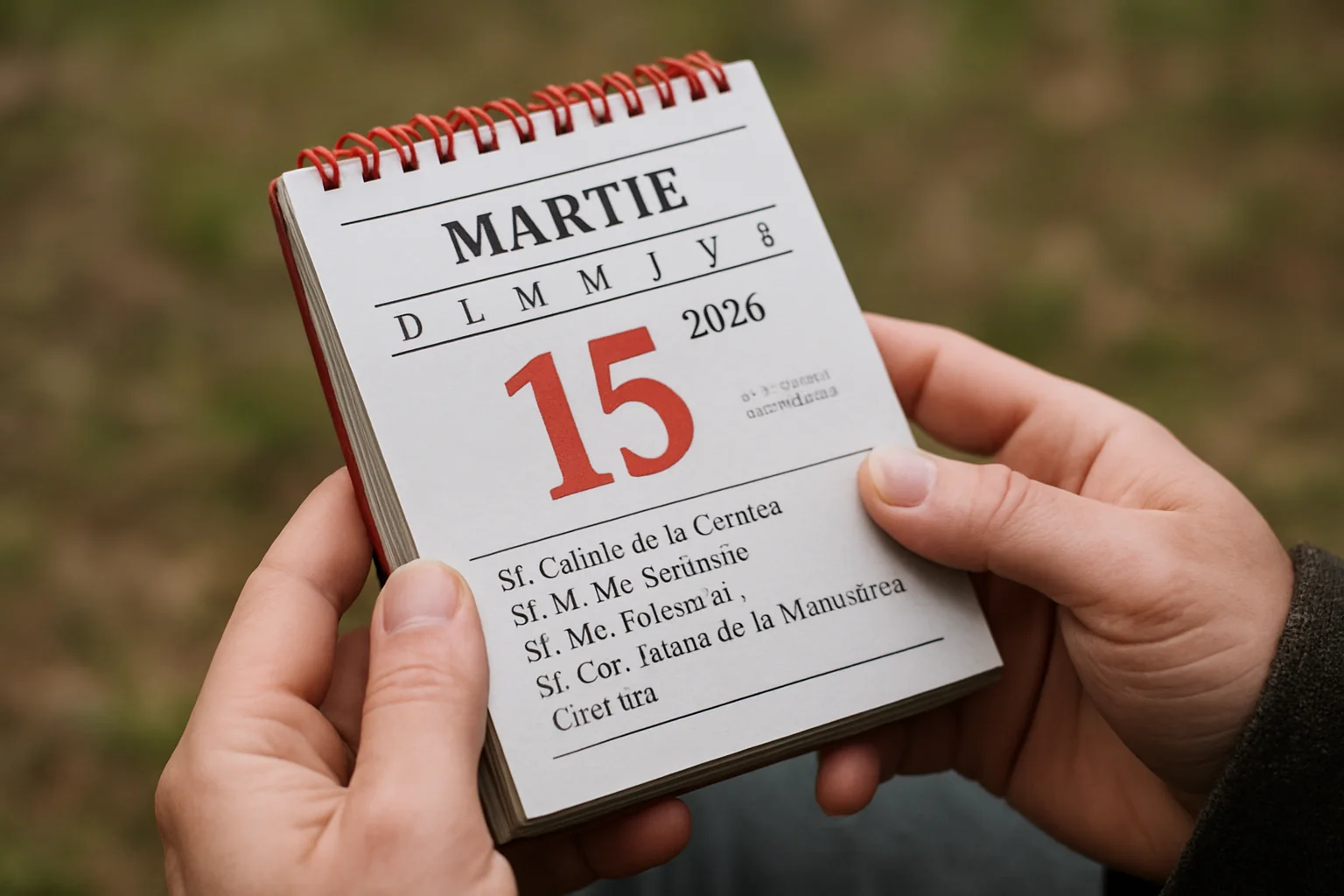 Calendar ortodox – 2026-03-15