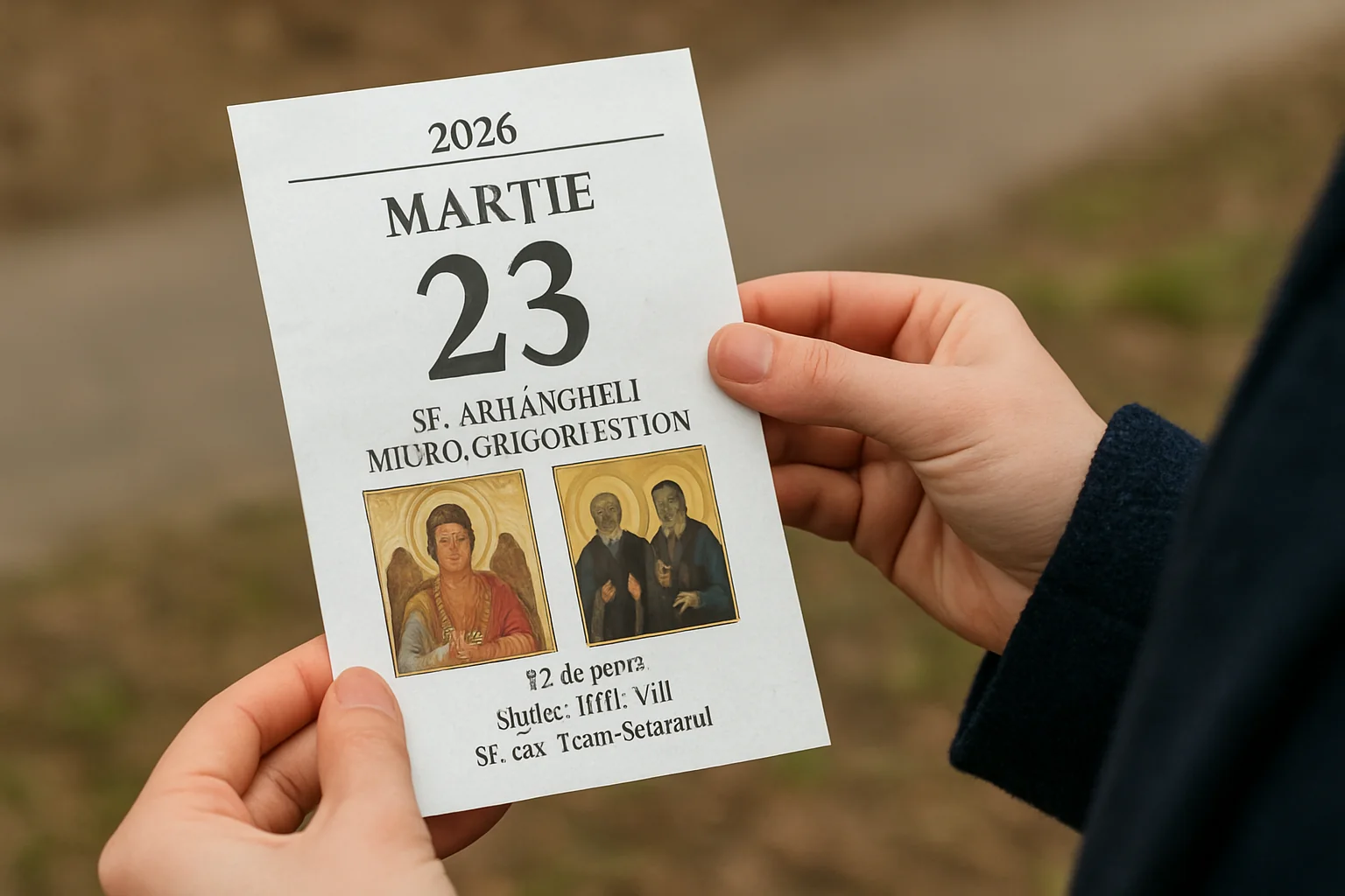 Calendar ortodox – 2026-03-23