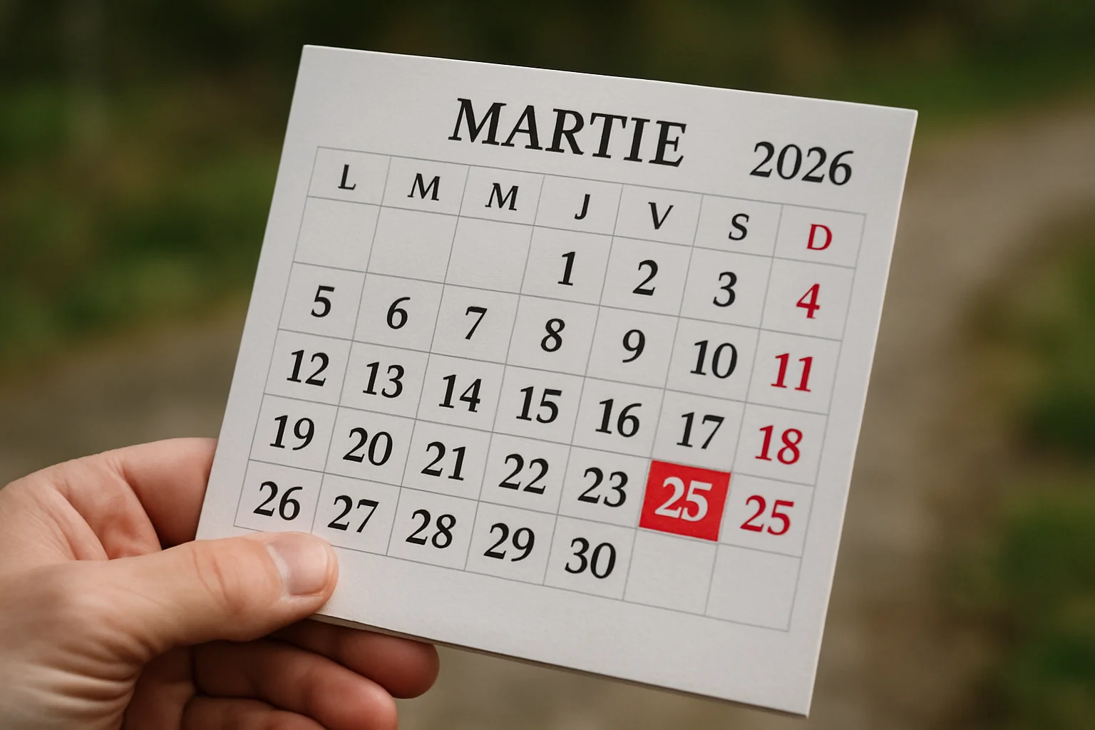Calendar ortodox – 2026-03-25