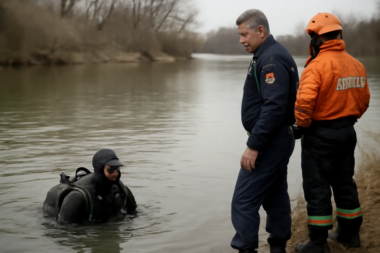 Căutări intense pe râul Olt pentru o persoană dispărută