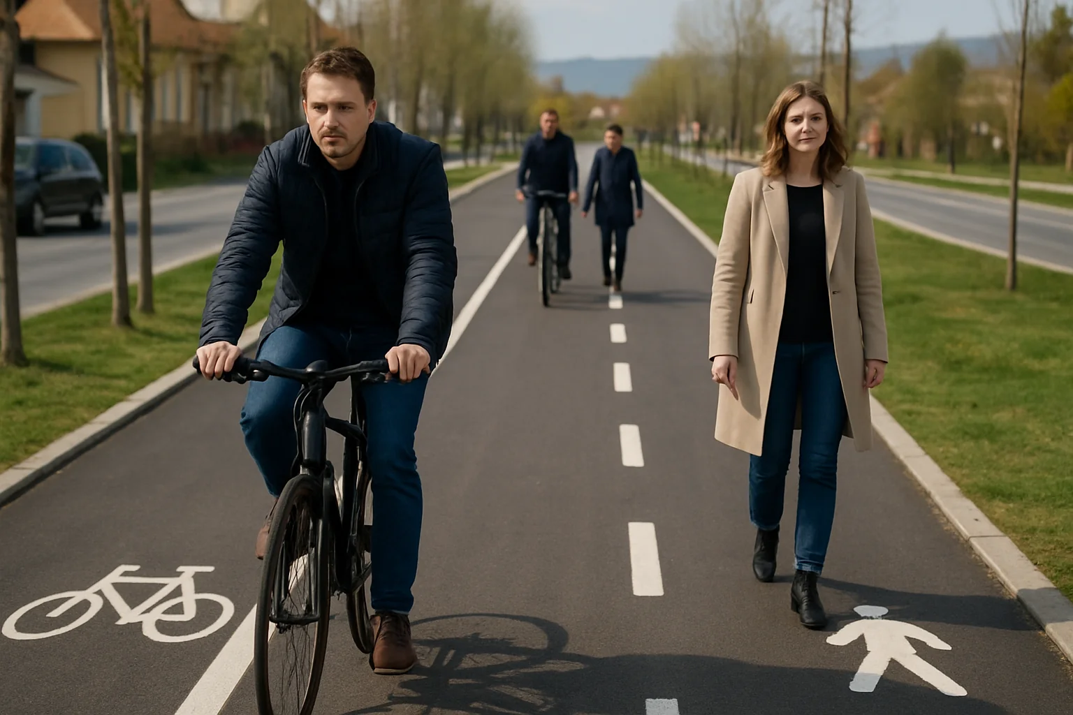 Codlea primește 17 milioane lei pentru piste de biciclete și trotuare