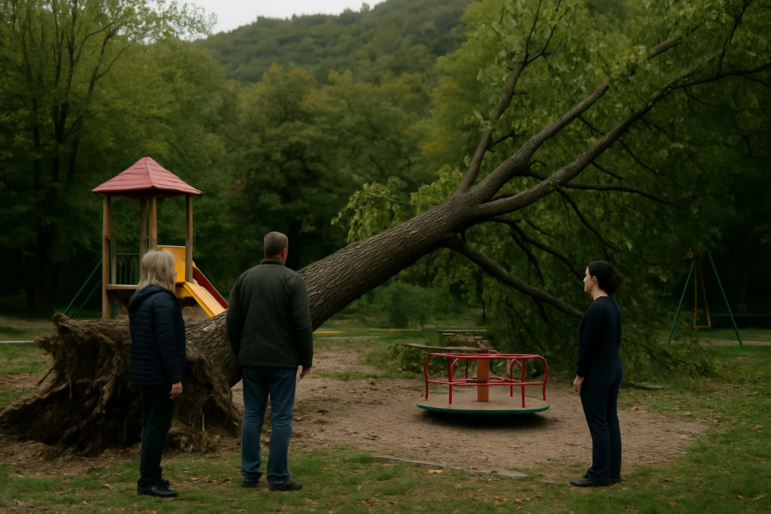 Copac prăbușit în parc: Cum protejăm comunitatea de pericol