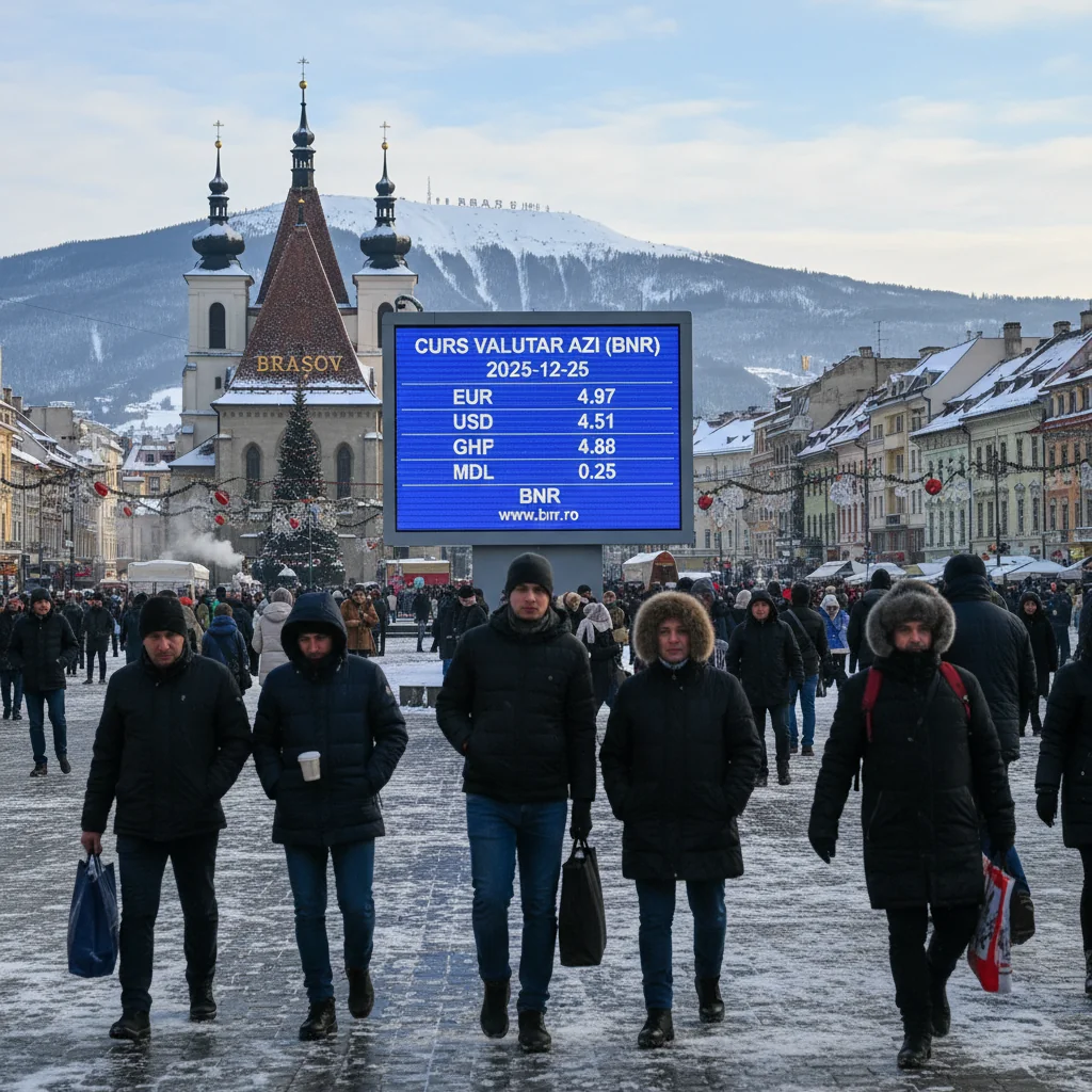 Curs valutar azi (BNR) – 2025-12-25, Brașov
