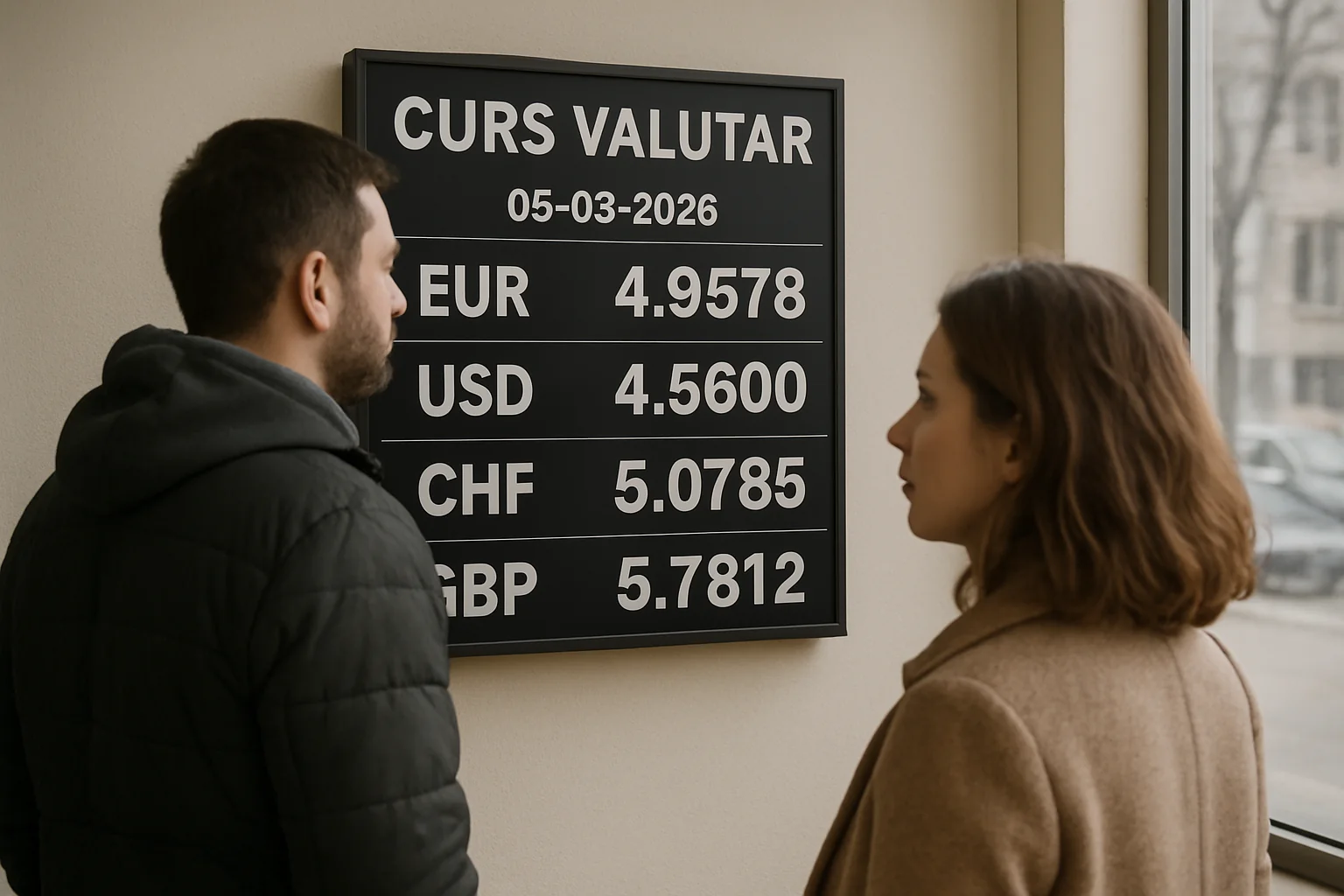 Curs valutar azi (BNR) – 2026-03-05
