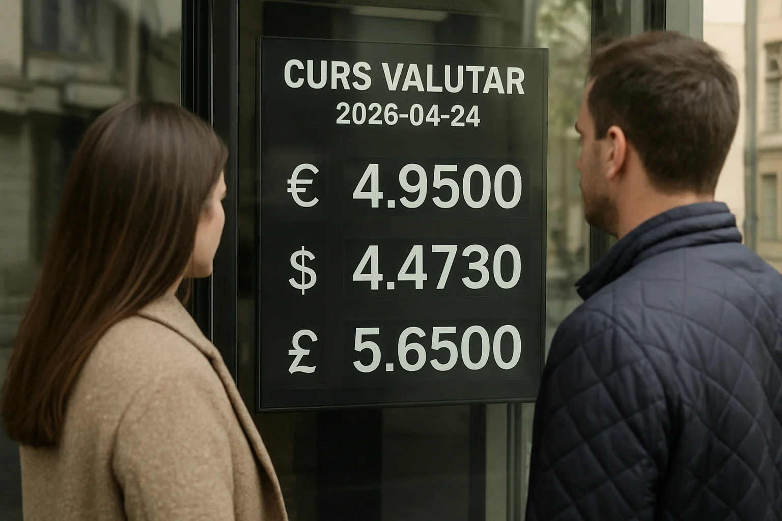 Curs valutar azi (BNR) – 2026-04-24