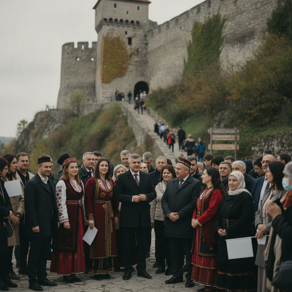 Delegație tătară, vizită la Cetatea Râșnov de Ziua Turismului