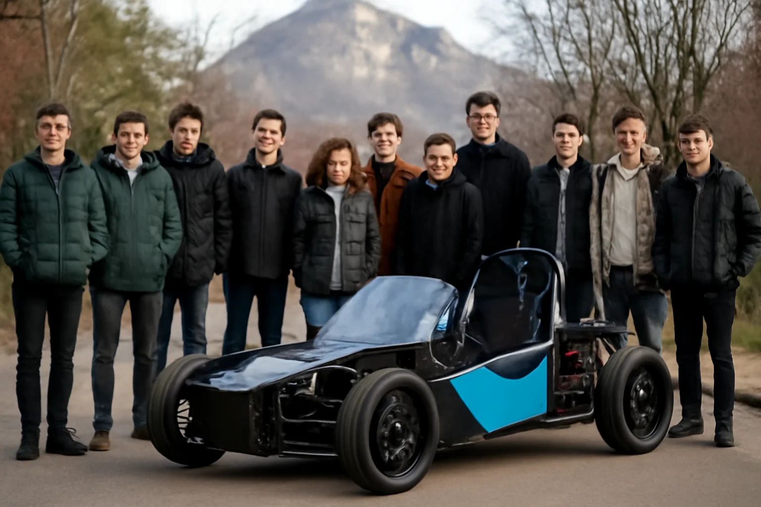 Elevi din Brașov construiesc un bolid electric pentru Anglia