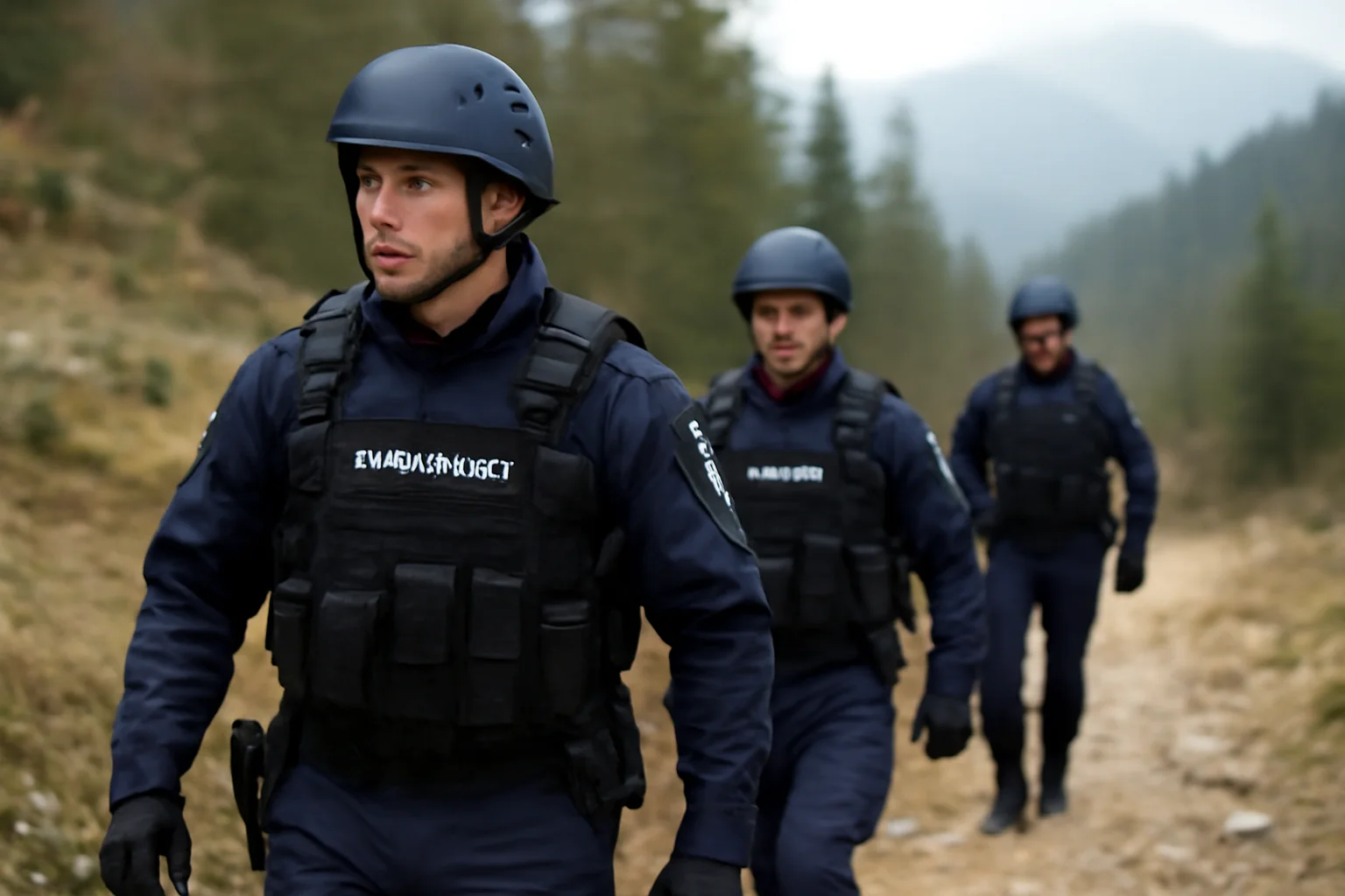 Exercițiu în munți la Brașov: jandarmii își testează reacția la situații de criză