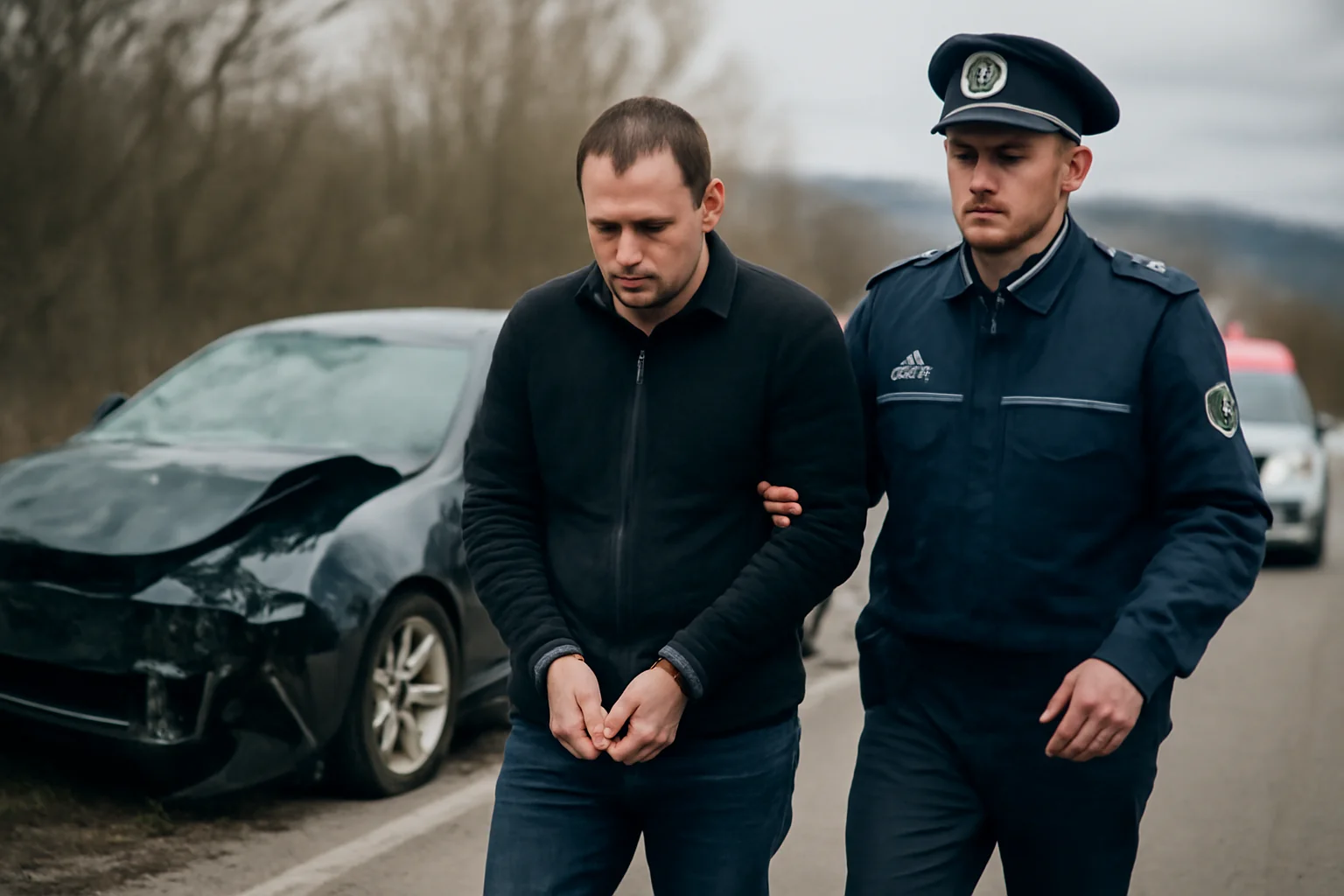 DN1 lângă Făgăraș: a fugit după impact, arestat 30 de zile