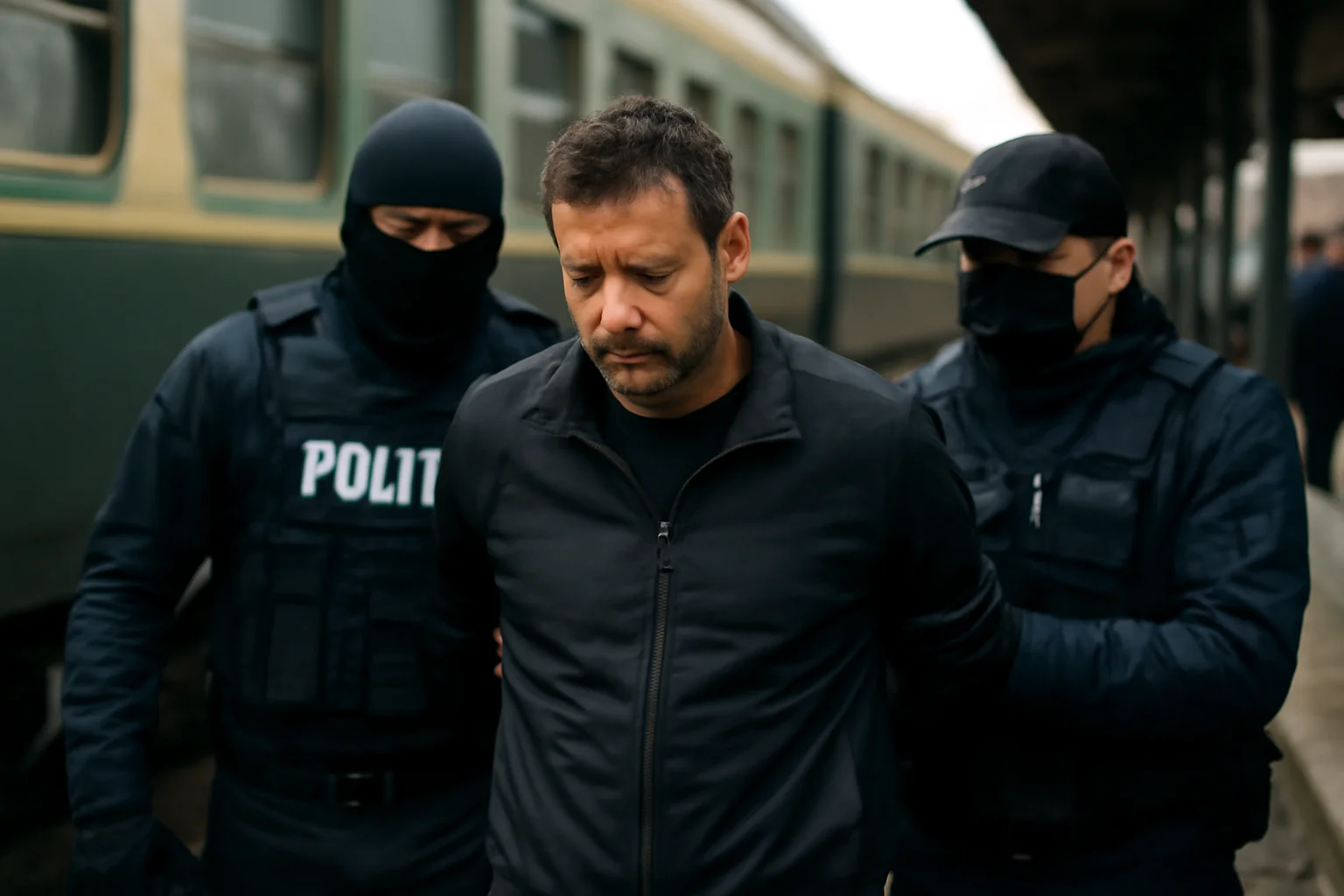 Fugar dat în urmărire națională, reținut de polițiști în apropierea Gării Brașov
