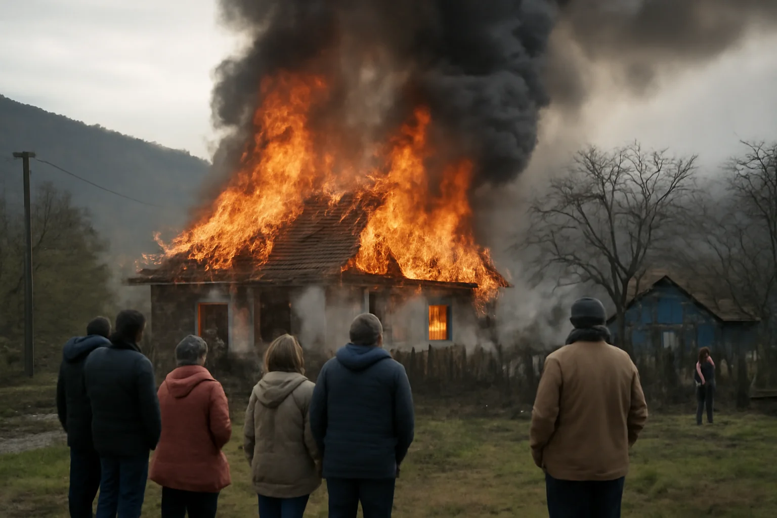 Incendiu la o clădire de locuințe din județul Brașov: 11 persoane rămase fără adăpost
