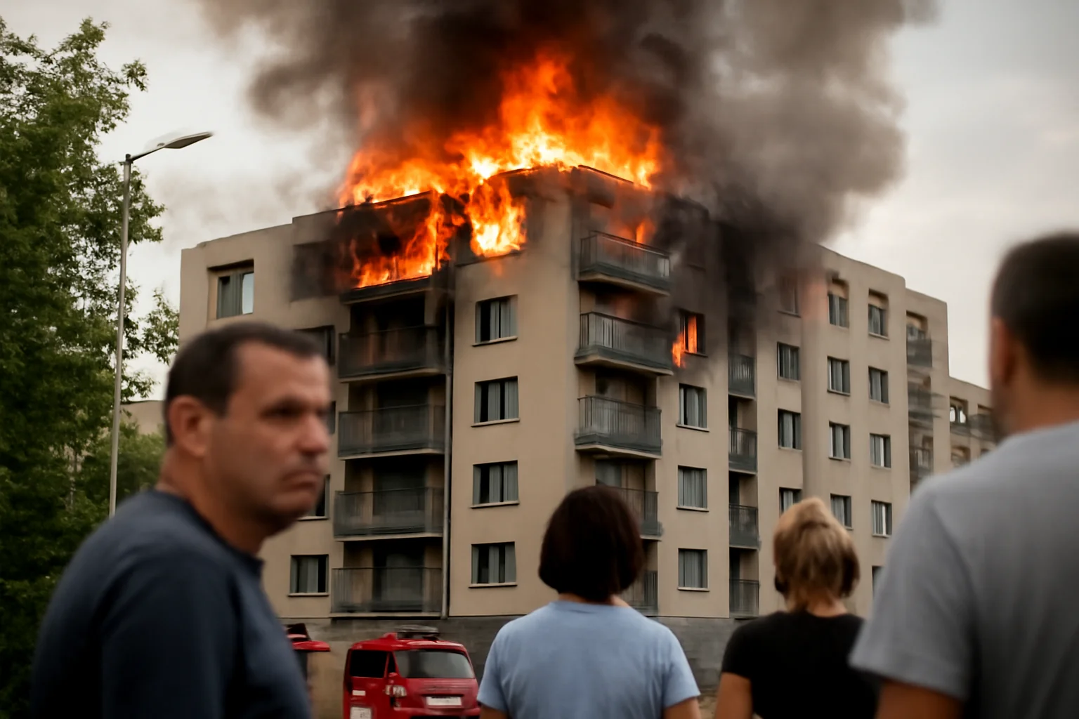Incendiu la un bloc din Avantgarden Brașov: locatarii evacuați, fără victime raportate