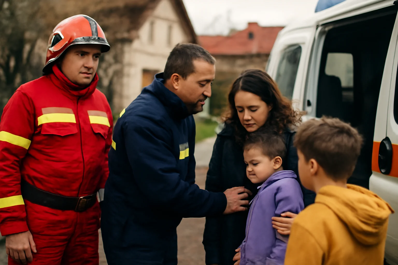 Intervenție de urgență la Făgăraș, Brașov, după suspiciune de intoxicație cu monoxid de carbon