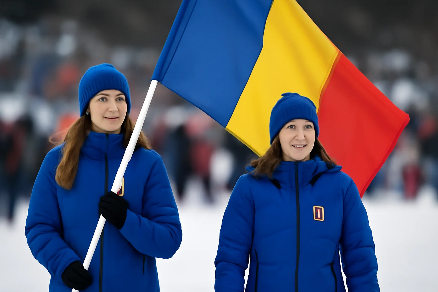 Julia Sauter și Daniela Toth vor intra cu steagul României la ceremonia de deschidere a Jocurilor Olimpice de iarnă