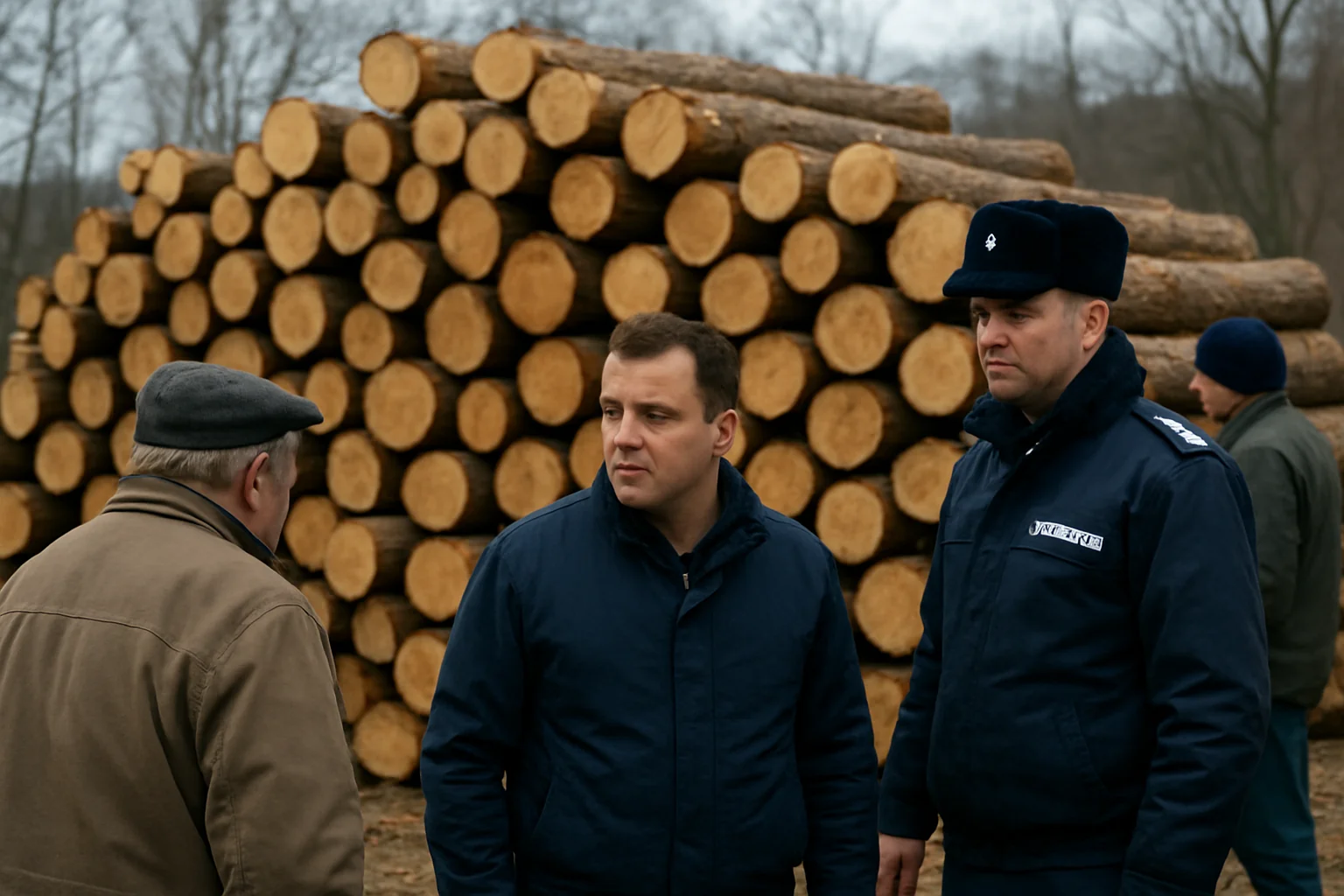 Lemn confiscat în Brașov: peste 350 metri cubi la controale