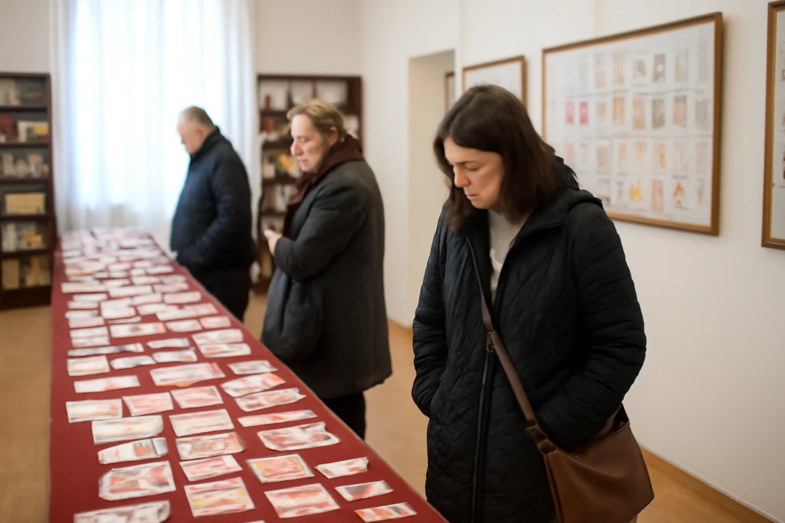 Mărțișoarele de altădată, prezentate într-o nouă expoziție la Biblioteca Județeană George Barițiu