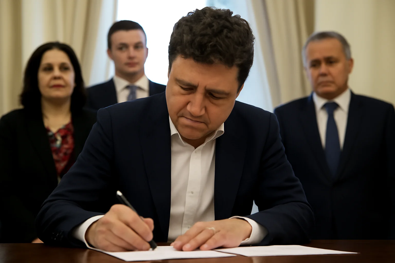 Nicușor Dan semnează demisiile miniștrilor PSD în guvern