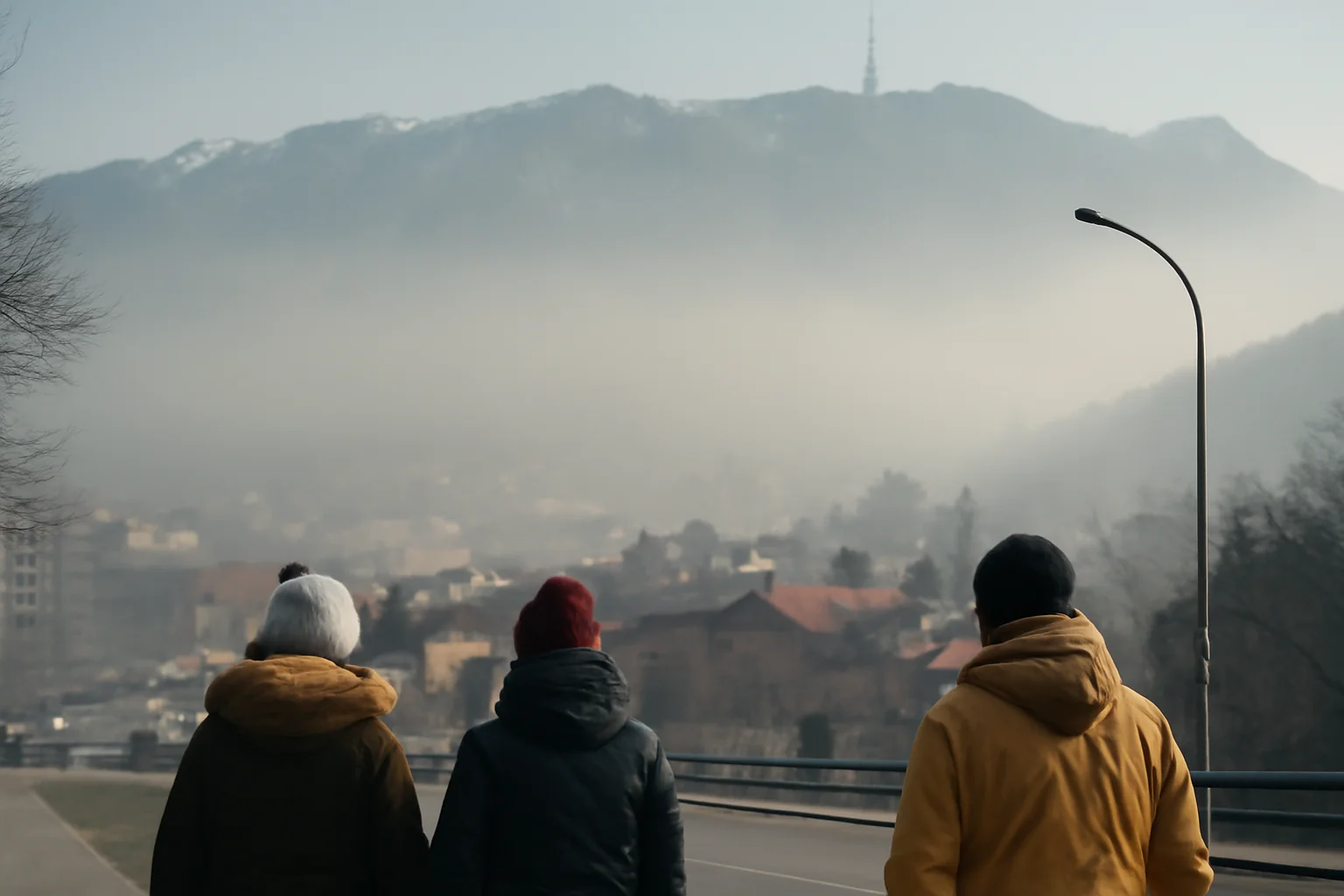 Nivelul poluării aerului crește la Brașov în perioada de iarnă