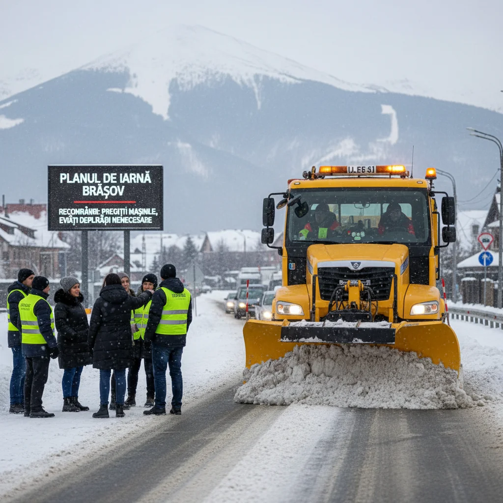 Planul de iarnă și recomandări pentru Brașov: cum se pregătesc drumurile și ce trebuie să știe locuitorii