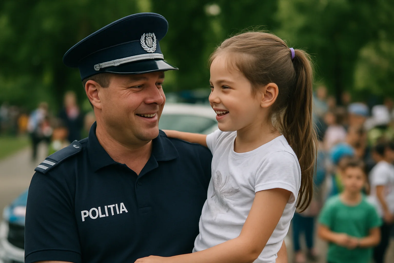 Poliția Brașov a sărbătorit 1 Iunie alături de copii