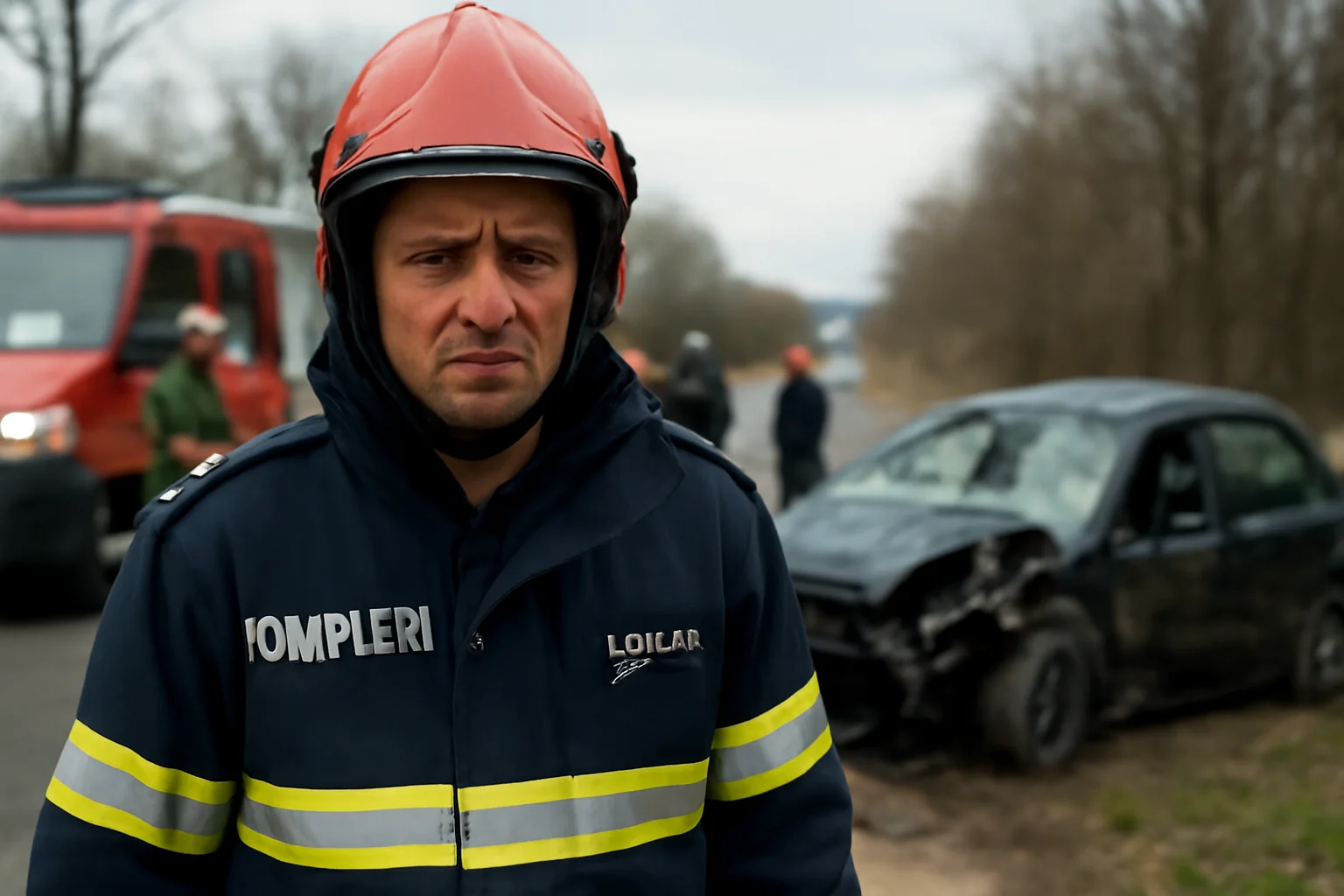 Pompier din Brașov chemat la un accident rutier în care și-a pierdut viața fiica de 14 ani