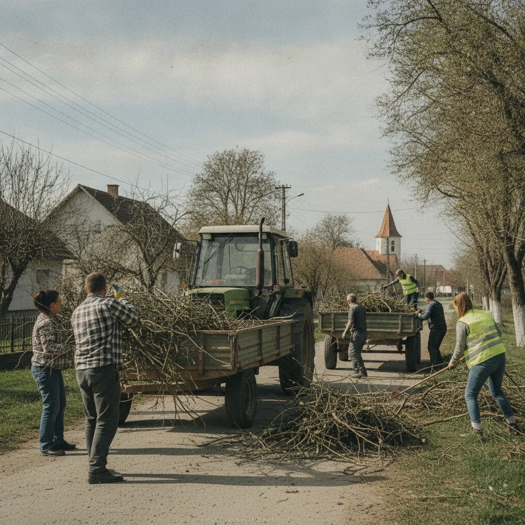 Prejmer: colectare gratuită a crengilor în două etape, în 2026