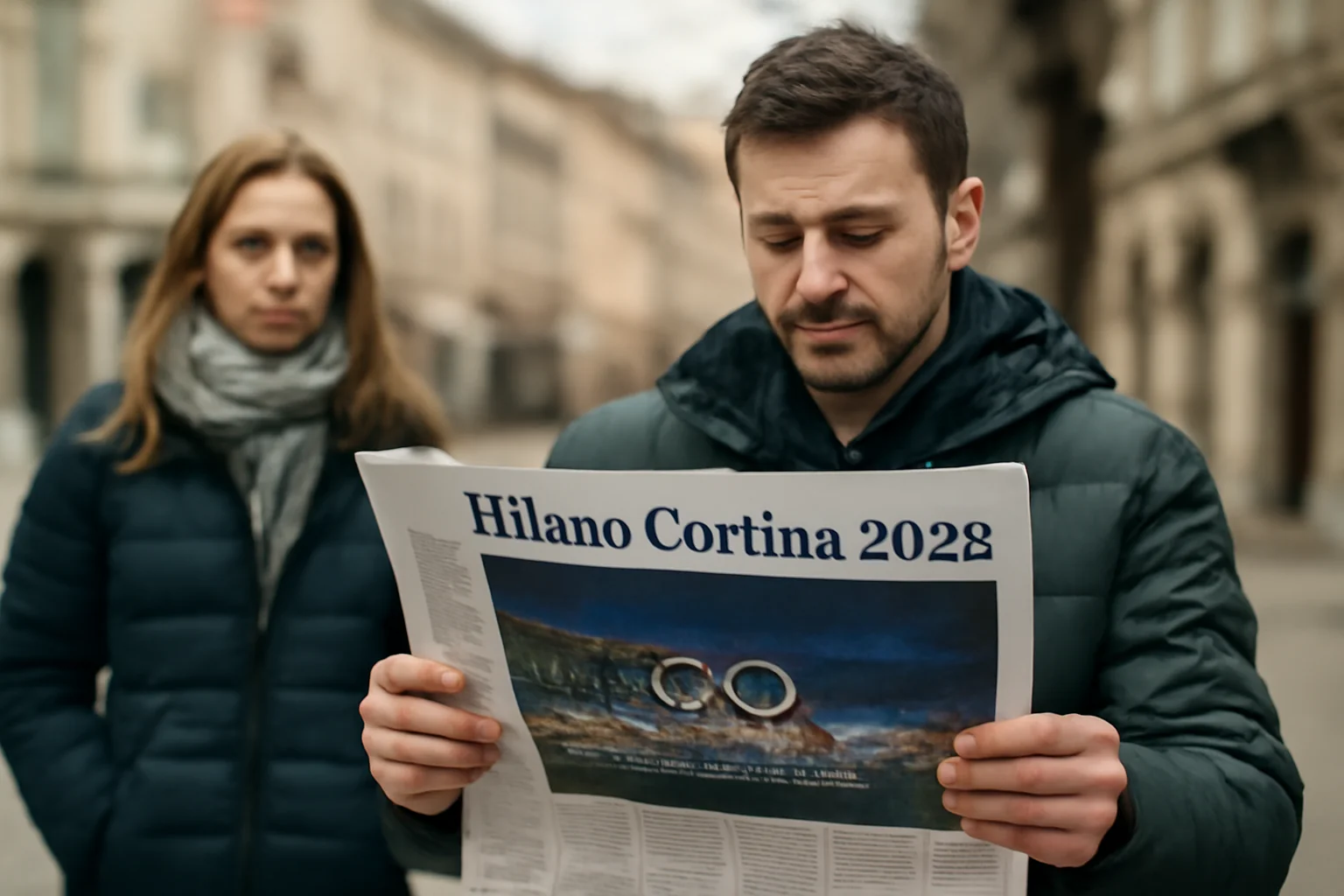 Presa din Brașov relatează debutul Jocurilor Olimpice de iarnă Milano–Cortina 2026 și momentul în care Cristi Chivu poartă torța la Milano