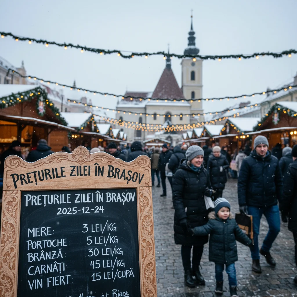 Prețurile zilei în Brașov — 2025-12-24